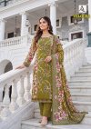 Veloura By Alok Viscose Maslin Printed Dress Material 